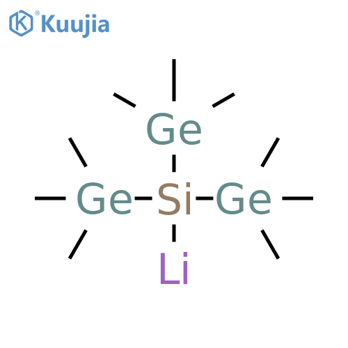 Lithium, [tris(trimethylgermyl)silyl]- structure