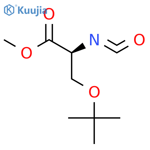 Methyl (2S)-2-Isocyanato-3-(2-methylpropan-2-yl)oxypropanoate structure