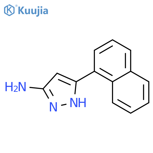 5-naphthalen-1-yl-1H-pyrazol-3-amine structure