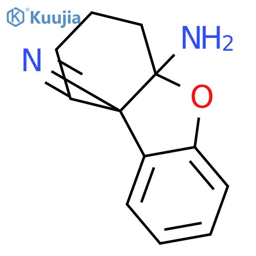 9a(5aH)-Dibenzofurancarbonitrile, 5a-amino-6,7,8,9-tetrahydro-, (5aR,9aR)-rel- structure