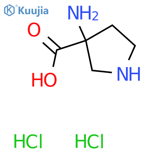 (3r)-3-amino-3-pyrrolidinecarboxylic Acid Dihydrochloride structure