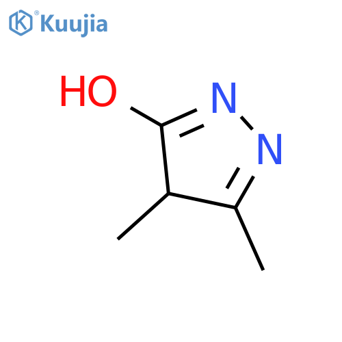 4H-Pyrazol-3-ol, 4,5-dimethyl- structure