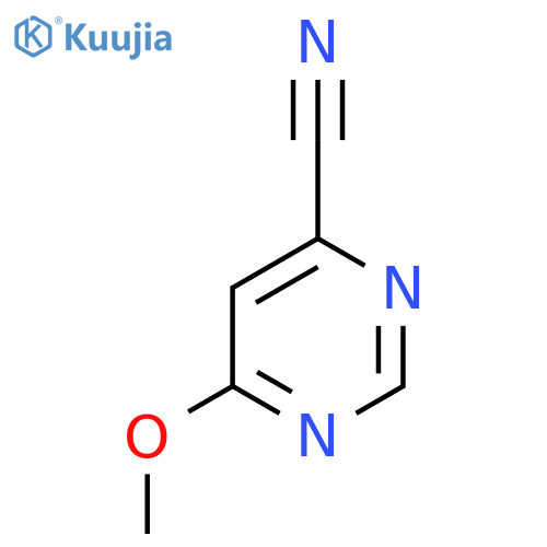 6-Methoxypyrimidine-4-carbonitrile structure