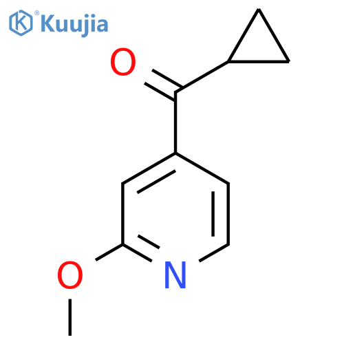 Cyclopropyl(2-methoxypyridin-4-yl)methanone structure