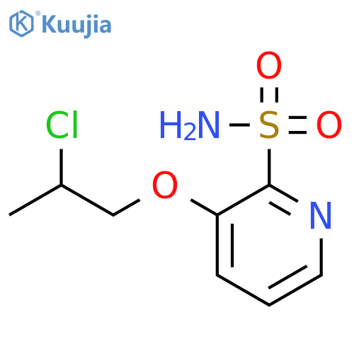 2-Pyridinesulfonamide, 3-(2-chloropropoxy)- structure