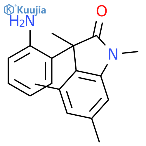 2H-Indol-2-one, 3-(2-aminophenyl)-1,3-dihydro-1,3,4,6-tetramethyl-, (-)- structure
