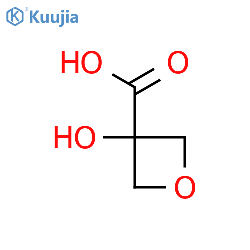 3-Hydroxyoxetane-3-carboxylic acid structure