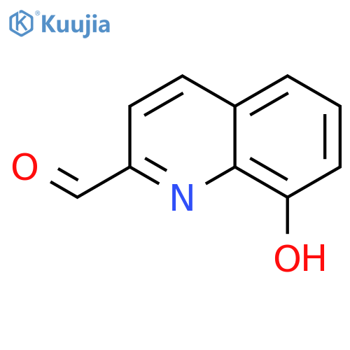 8-hydroxyquinoline-2-carbaldehyde structure