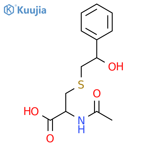 L-Cysteine,N-acetyl-S-(2-hydroxy-2-phenylethyl)- structure