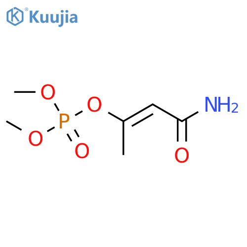 Phosphoric acid,3-amino-1-methyl-3-oxo-1-propen-1-yl dimethyl ester structure