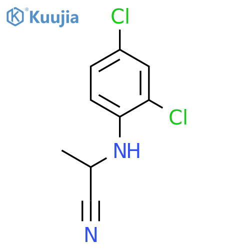 Propanenitrile, 2-[(2,4-dichlorophenyl)amino]- structure