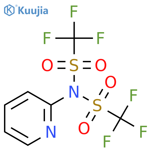 N-(2-Pyridyl)bis(trifluoromethanesulfonimide) structure