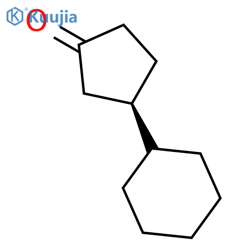 Cyclopentanone, 3-cyclohexyl-, (R)- structure