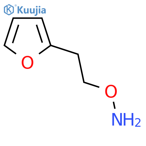 O-2-(furan-2-yl)ethylhydroxylamine structure
