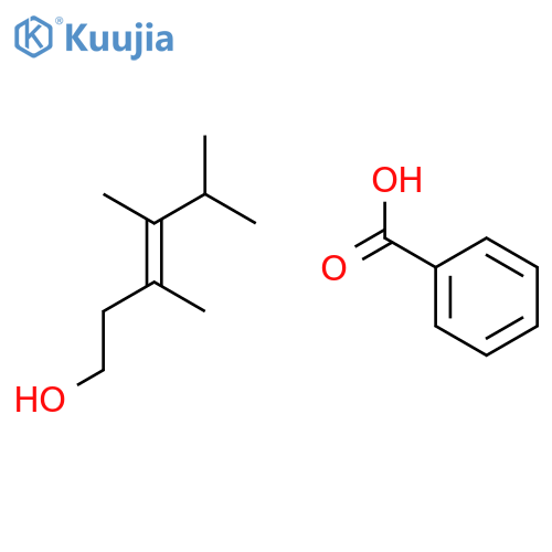 3-Hexen-1-ol, 3,4,5-trimethyl-, benzoate, (E)- structure