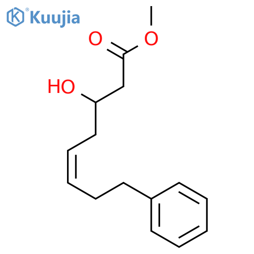 5-Octenoic acid, 3-hydroxy-8-phenyl-, methyl ester, (Z)- structure