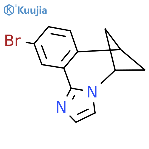 10-Bromo-6,7-dihydro-5H-5,7-methanobenzo[c]imidazo[1,2-a]azepine structure
