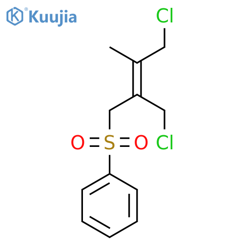 Benzene, [[4-chloro-2-(chloromethyl)-3-methyl-2-butenyl]sulfonyl]- structure