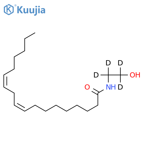 N-Linoleoylethanolamine-d4 structure