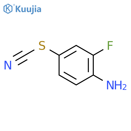 2-Fluoro-4-thiocyanatoaniline structure
