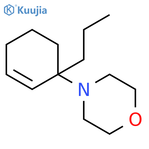 Morpholine, 4-(1-propyl-2-cyclohexen-1-yl)- structure