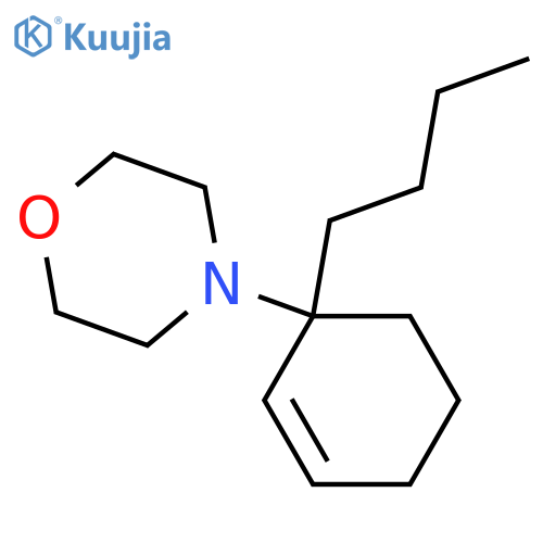 Morpholine, 4-(1-butyl-2-cyclohexen-1-yl)- structure
