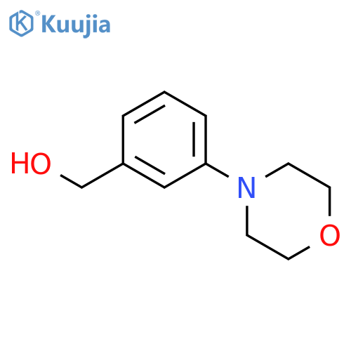 (3-Morpholinophenyl)methanol structure
