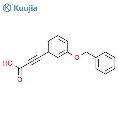 2-Propynoic acid, 3-[3-(phenylmethoxy)phenyl]- structure
