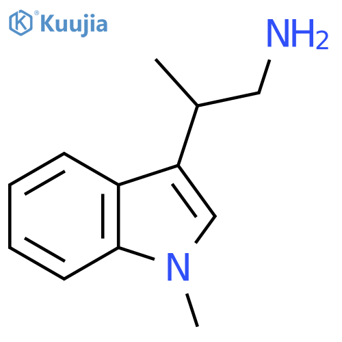 2-(1-methyl-1H-indol-3-yl)propan-1-amine structure