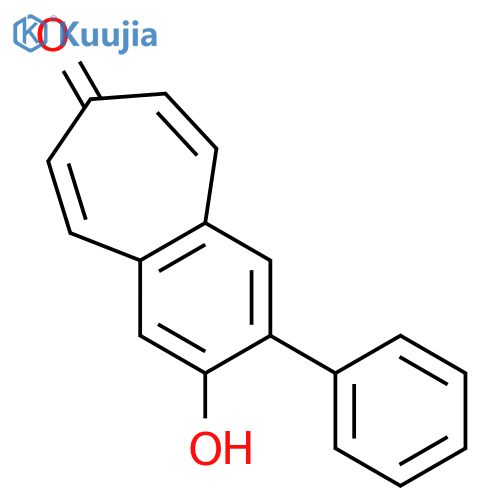 7H-Benzocyclohepten-7-one, 2-hydroxy-3-phenyl- structure