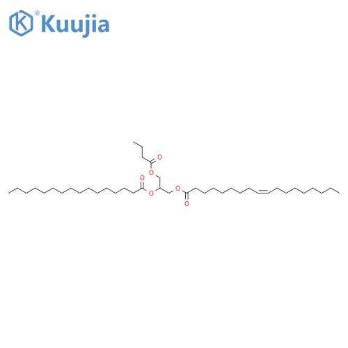1-Butyrin-2-Palmitin-3-Olein structure