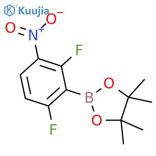 2,6-Difluoro-3-nitrophenylboronic acid pinacol ester structure