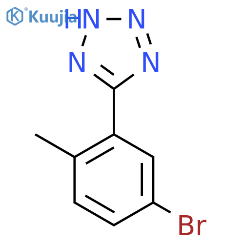 5-(5-Bromo-2-methylphenyl)-1H-tetrazole structure