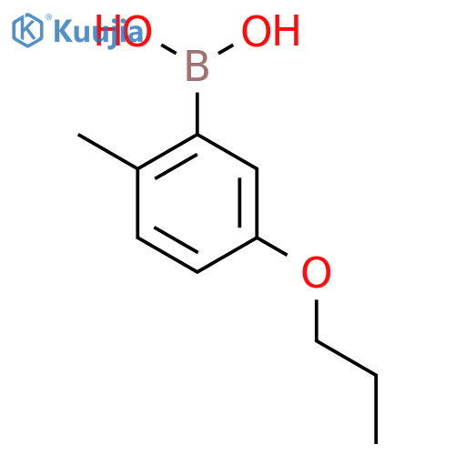 2-Methyl-5-propoxyphenylboronic acid structure