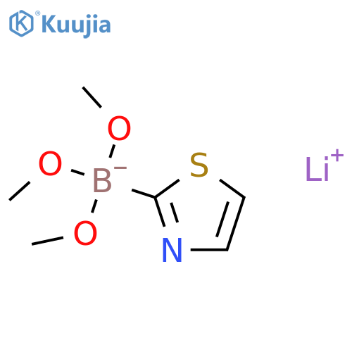 Lithium trimethoxy(thiazol-2-yl)borate structure