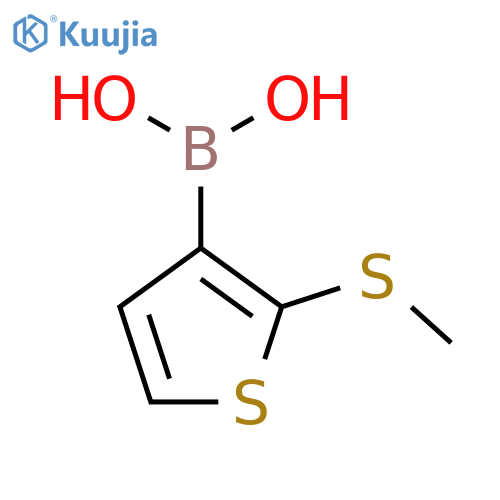 2-(Methylthio)thiophene-3-boronic acid structure