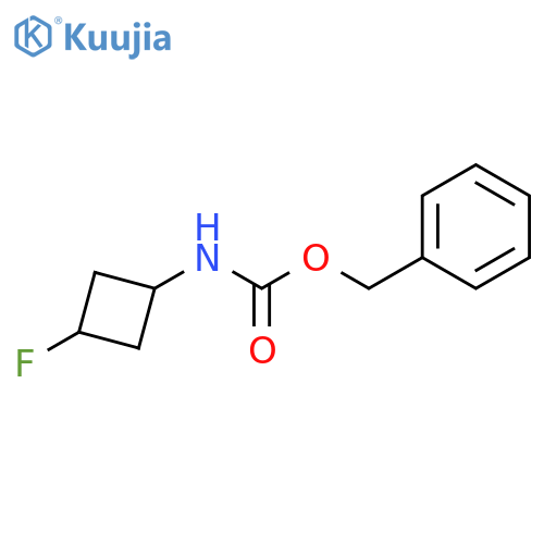 Benzyl N-(3-fluorocyclobutyl)carbamate structure