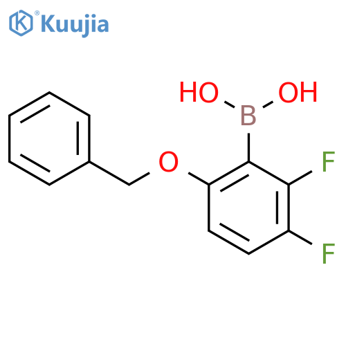 (6-(Benzyloxy)-2,3-difluorophenyl)boronic Acid structure