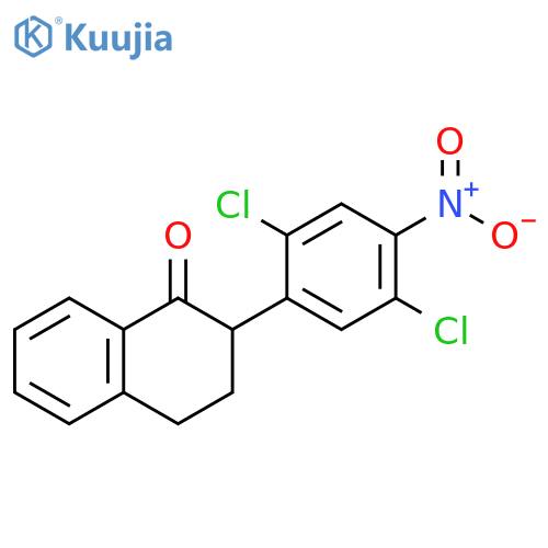 2-(2,5-Dichloro-4-nitrophenyl)-3,4-dihydronaphthalen-1(2h)-one structure