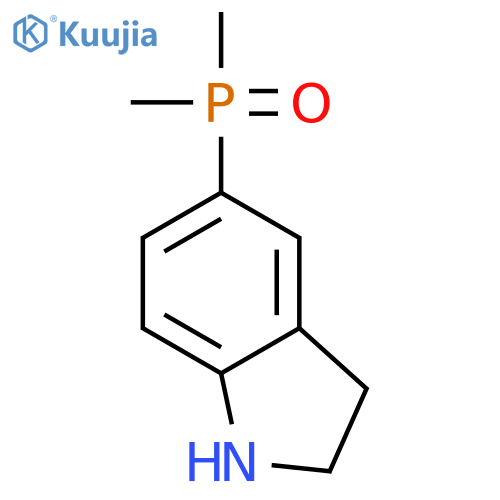 1H-INDOLE, 5-(DIMETHYLPHOSPHINYL)-2,3-DIHYDRO- structure