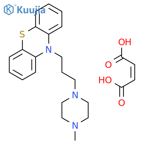 but-2-enedioic acid; 10-[3-(4-methylpiperazin-1-yl)propyl]phenothiazine structure
