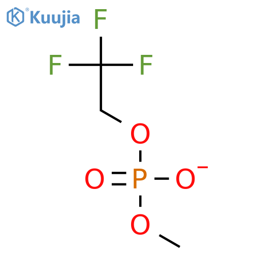 Phosphoric acid, monomethyl mono(2,2,2-trifluoroethyl) ester structure