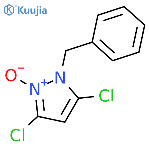 1H-Pyrazole, 3,5-dichloro-1-(phenylmethyl)-, 2-oxide structure