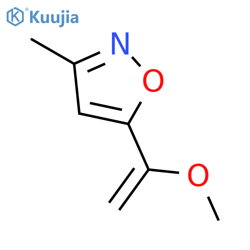 Isoxazole, 5-(1-methoxyethenyl)-3-methyl- structure