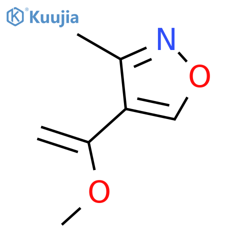 ISOXAZOLE, 4-(1-METHOXYETHENYL)-3-METHYL- structure