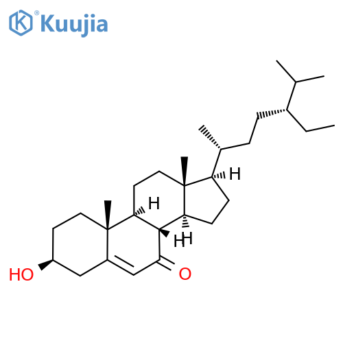 3beta-Hydroxyporiferast-5-en-7-one structure