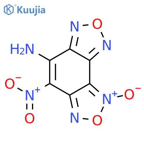 Benzo[1,2-c:3,4-c']bis[1,2,5]oxadiazol-4-amine, 5-nitro-, 8-oxide structure