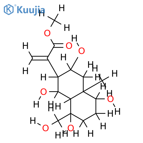 8-Desacyl-4beta-hydroxy-15-dihydrocarmanin structure