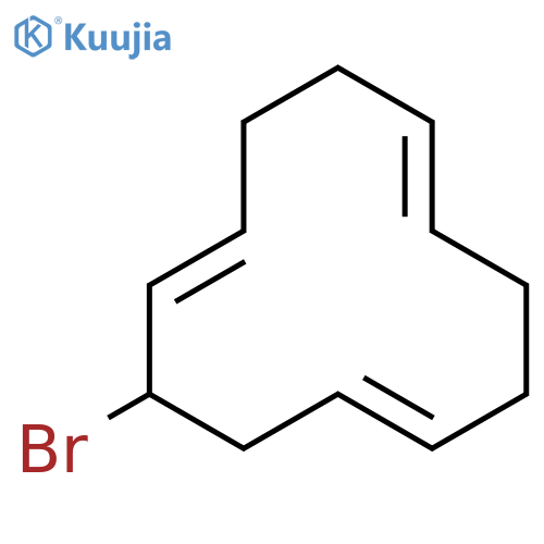 1,5,9-Cyclododecatriene, 3-bromo-, (E,E,E)- structure