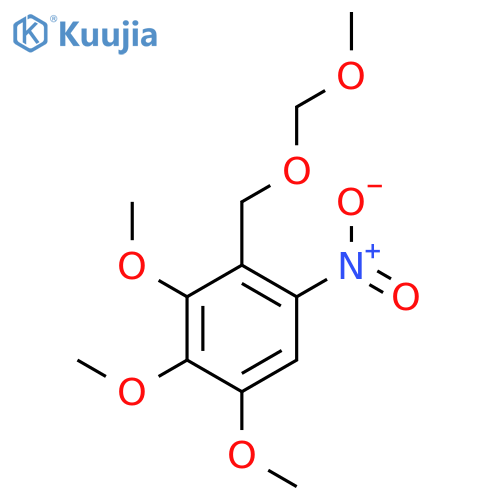 Benzene, 1,2,3-trimethoxy-4-[(methoxymethoxy)methyl]-5-nitro- structure